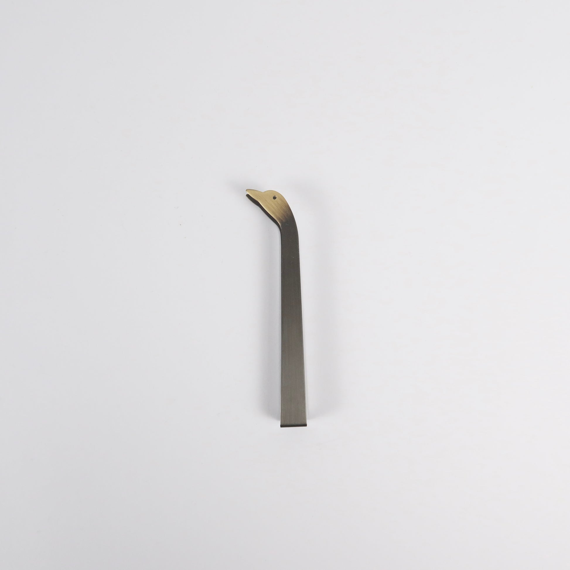 Takazawa&#39;s Duck-shaped Brass Candle Snuffer