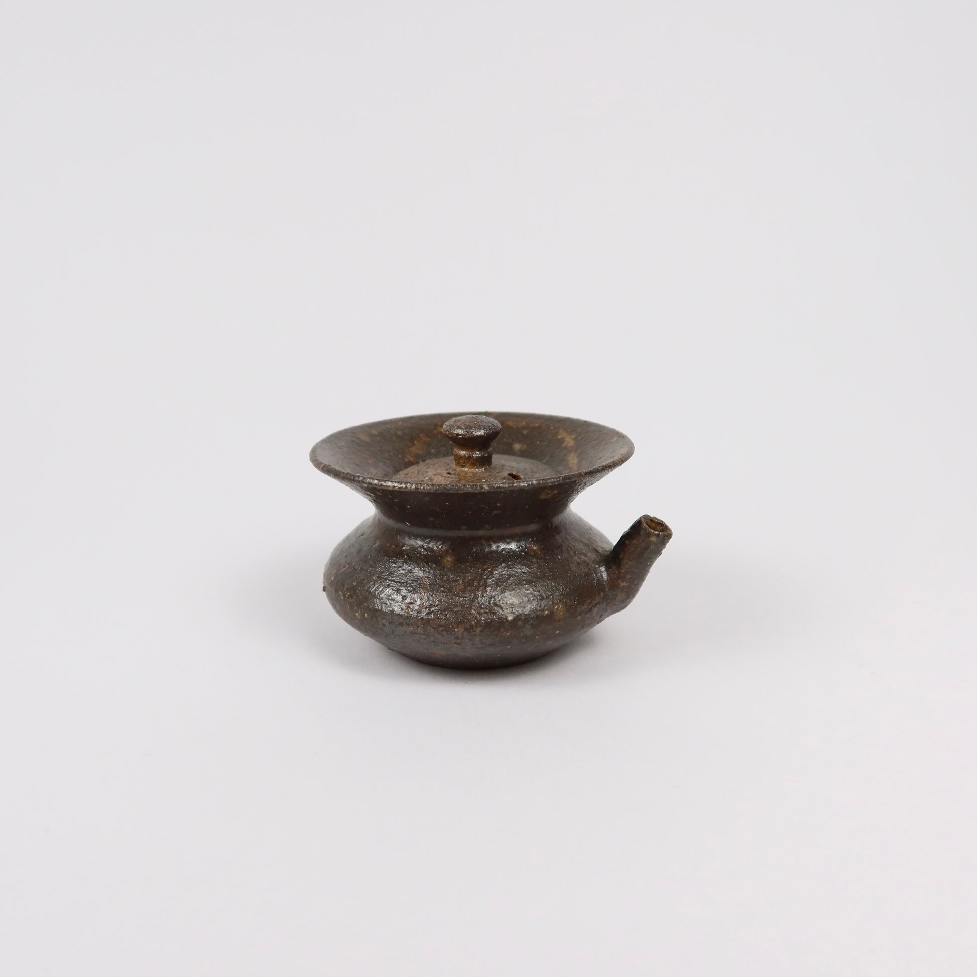 Korean Wood-fired Ash Glaze Teapot