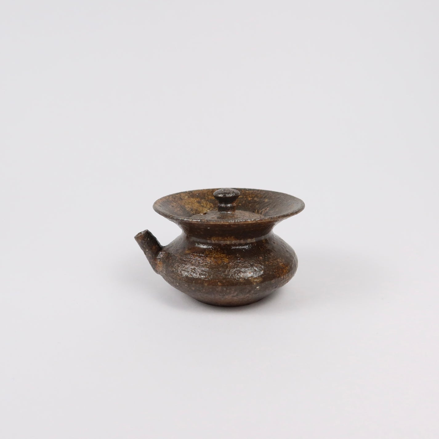 Korean Wood-fired Ash Glaze Teapot