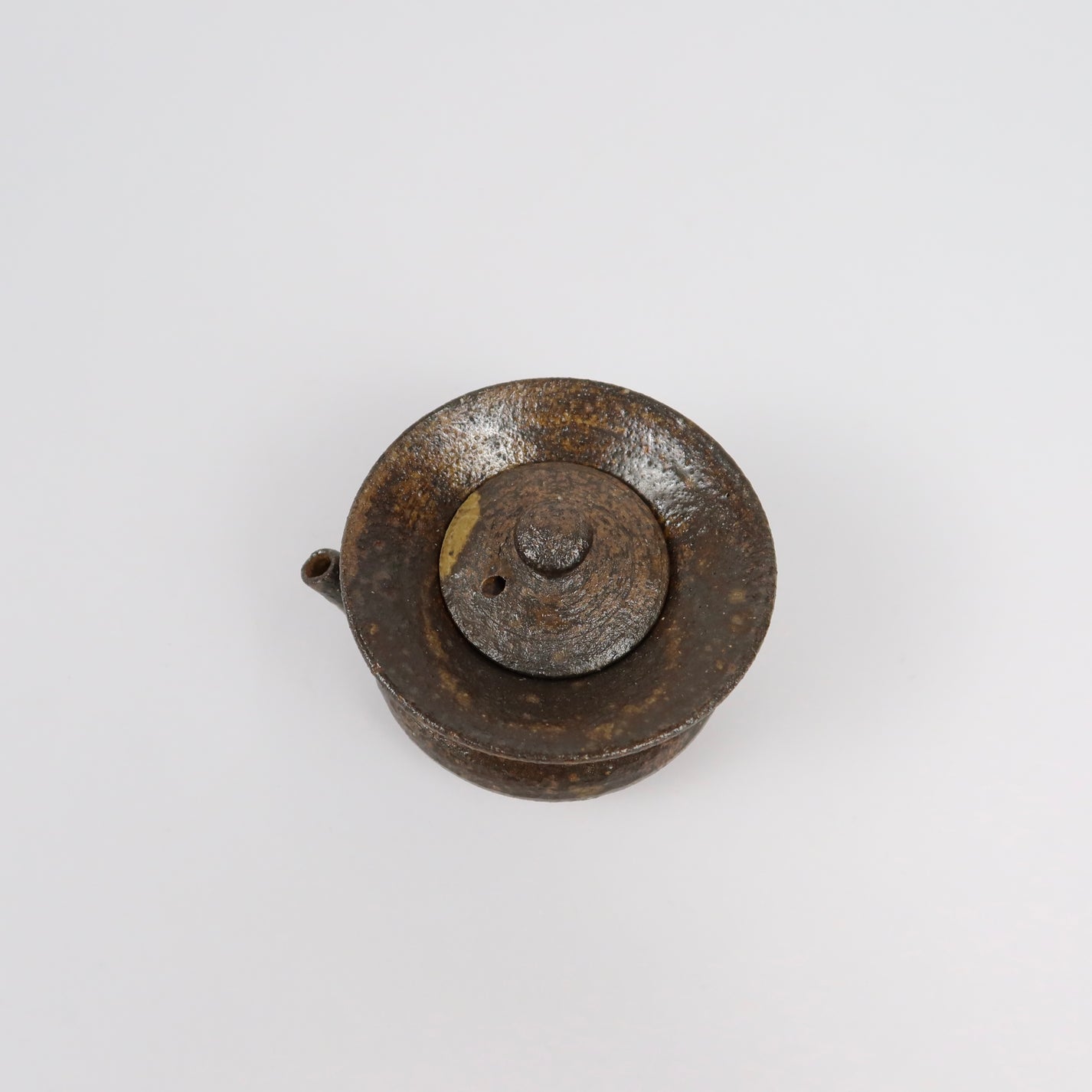 Korean Wood-fired Ash Glaze Teapot