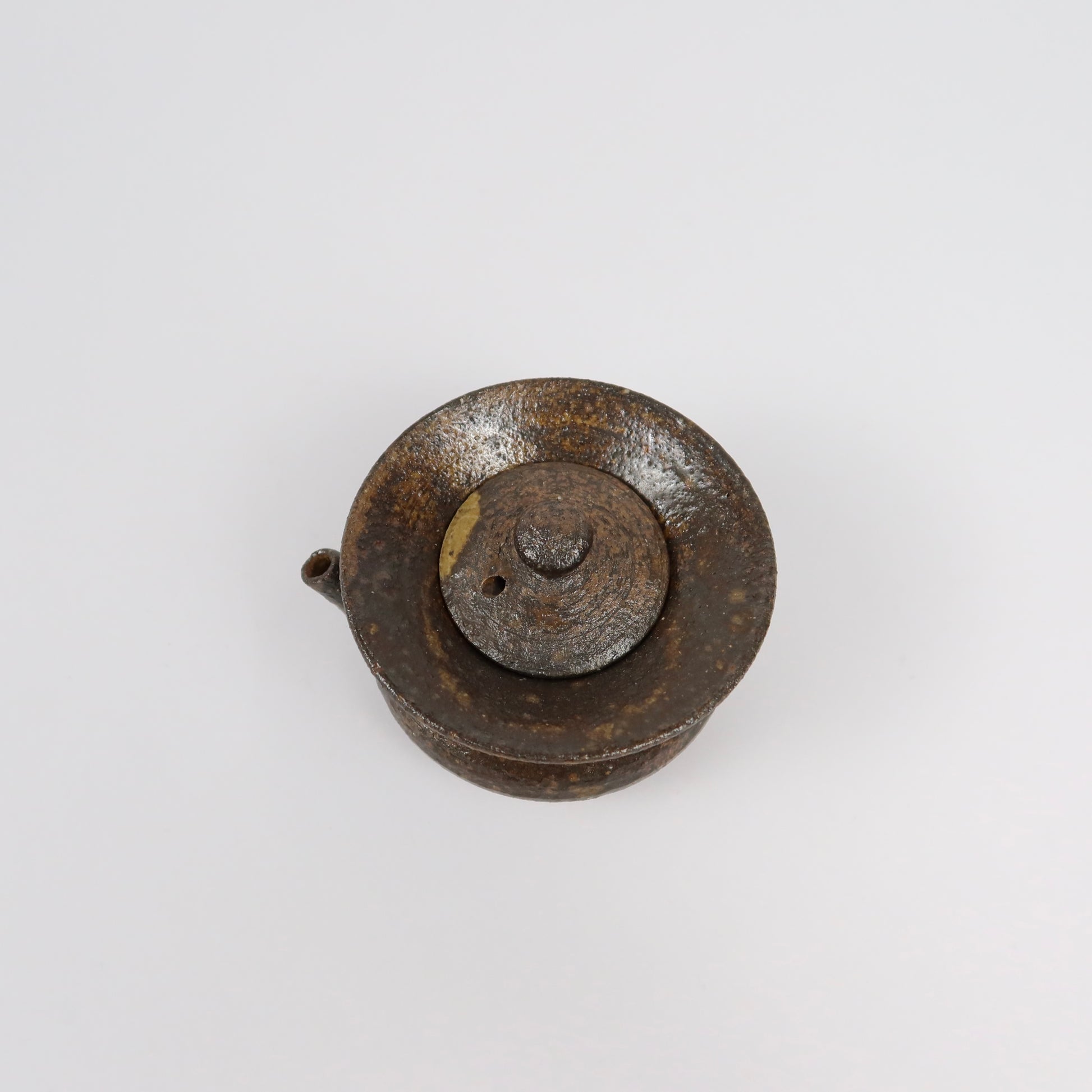Korean Wood-fired Ash Glaze Teapot