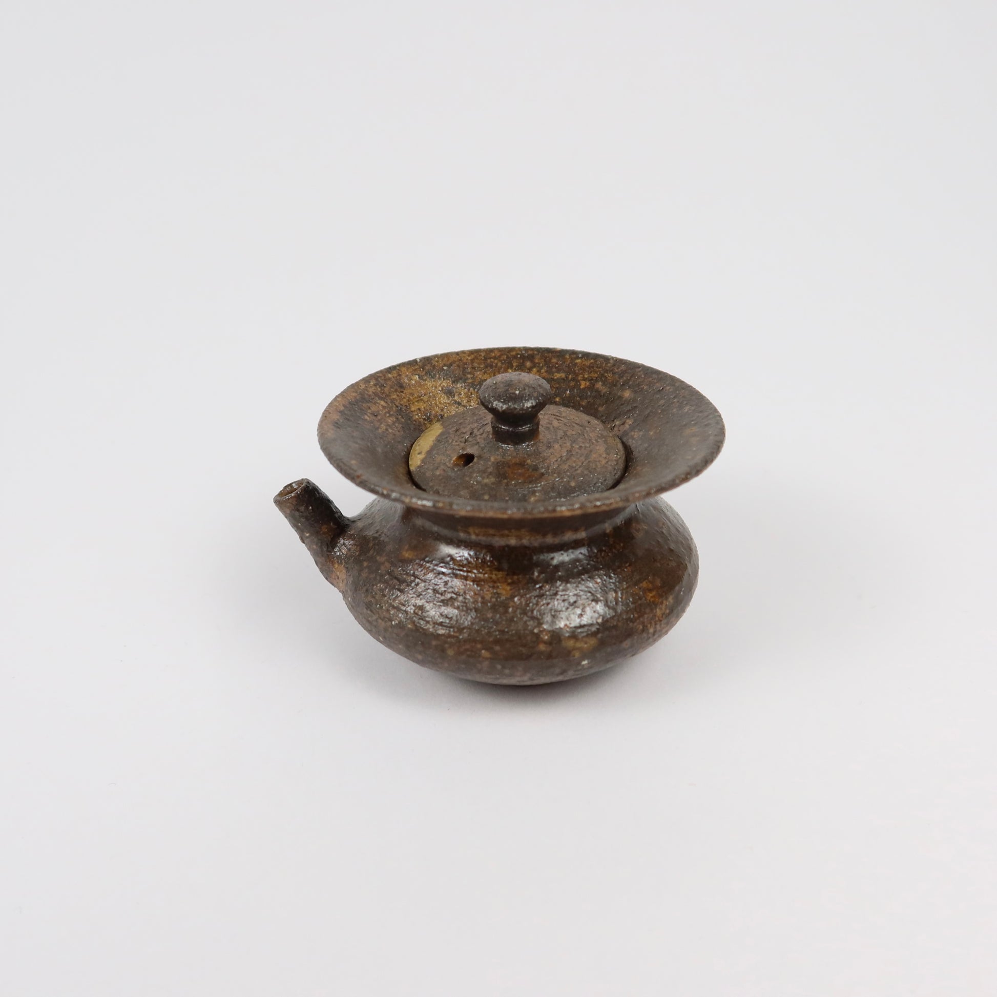 Korean Wood-fired Ash Glaze Teapot