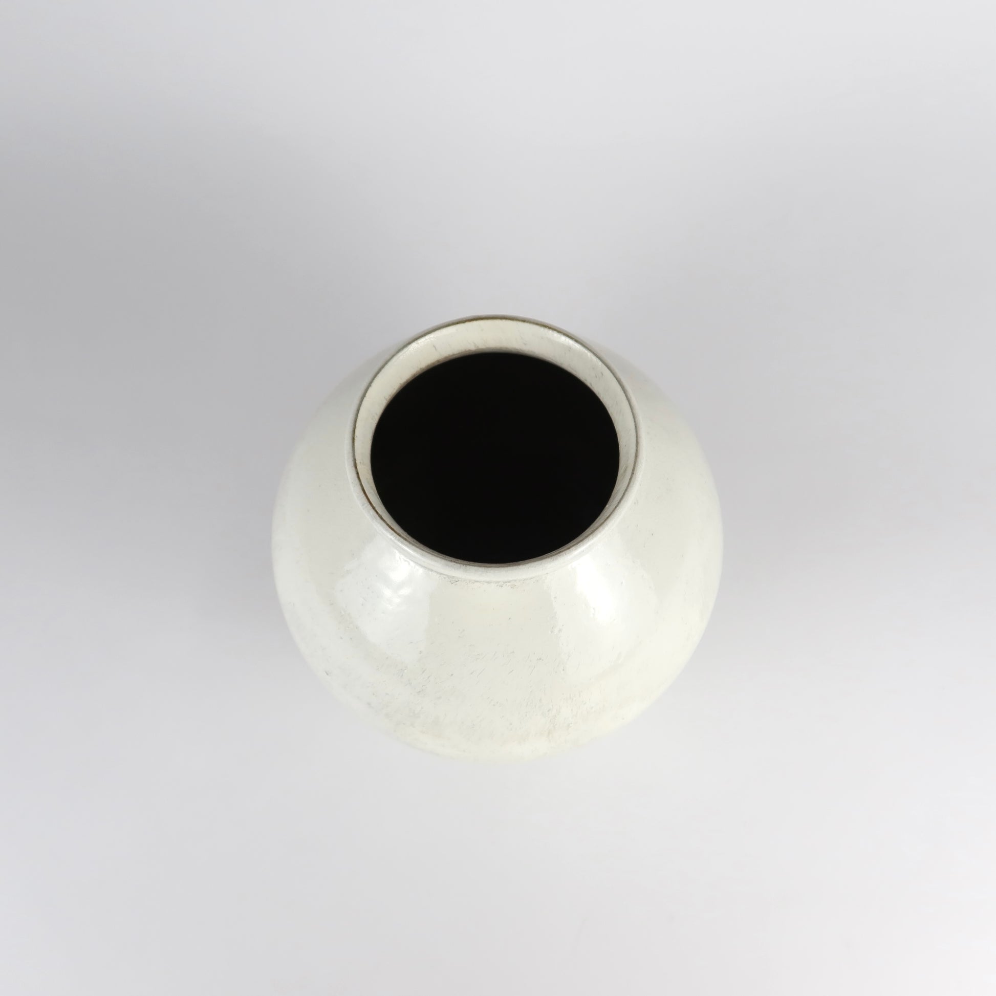 Korean Buncheong Moon Jar, H 6&quot;