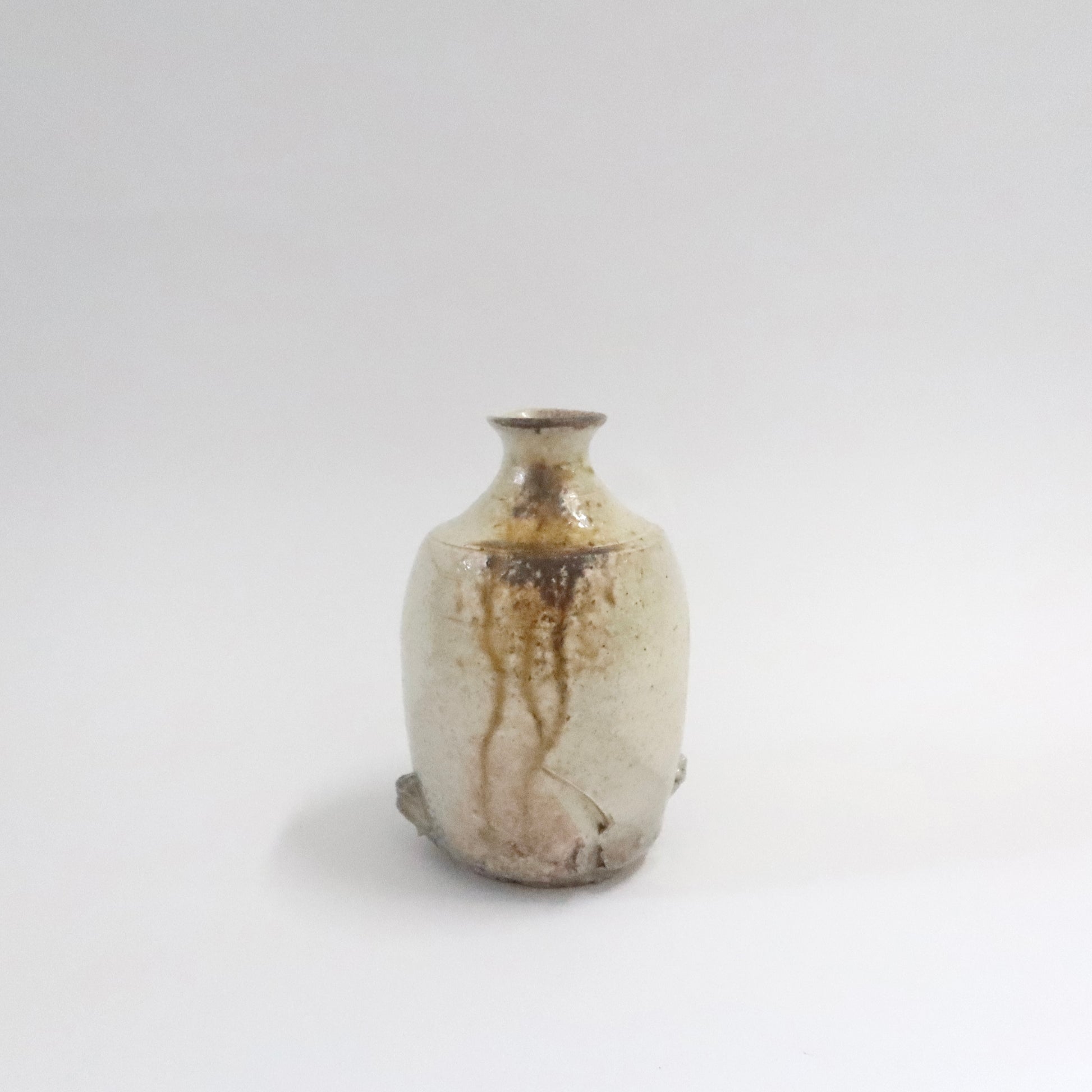 Wood-fired Ash-Glazed Ceramic Vase