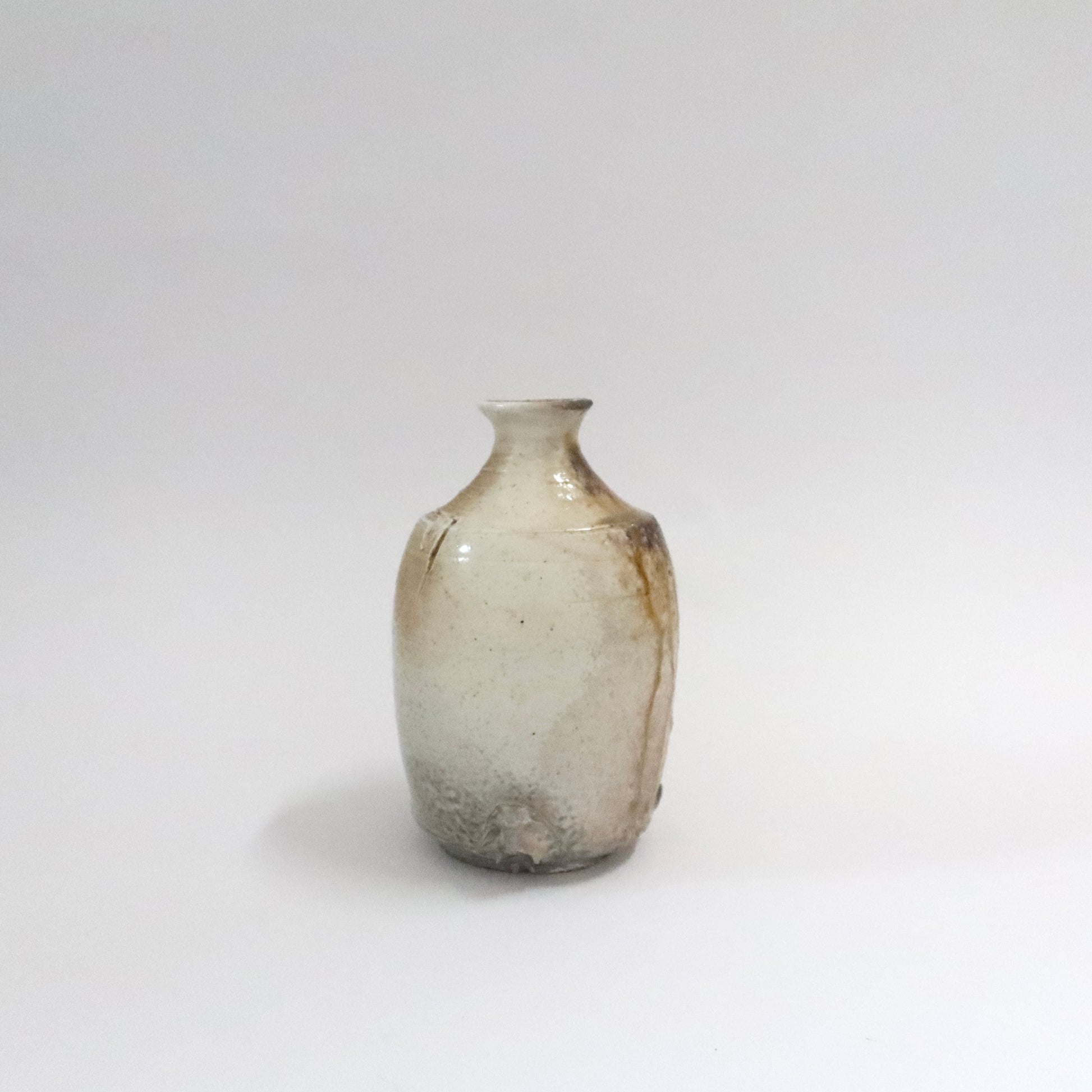 Wood-fired Ash-Glazed Ceramic Vase