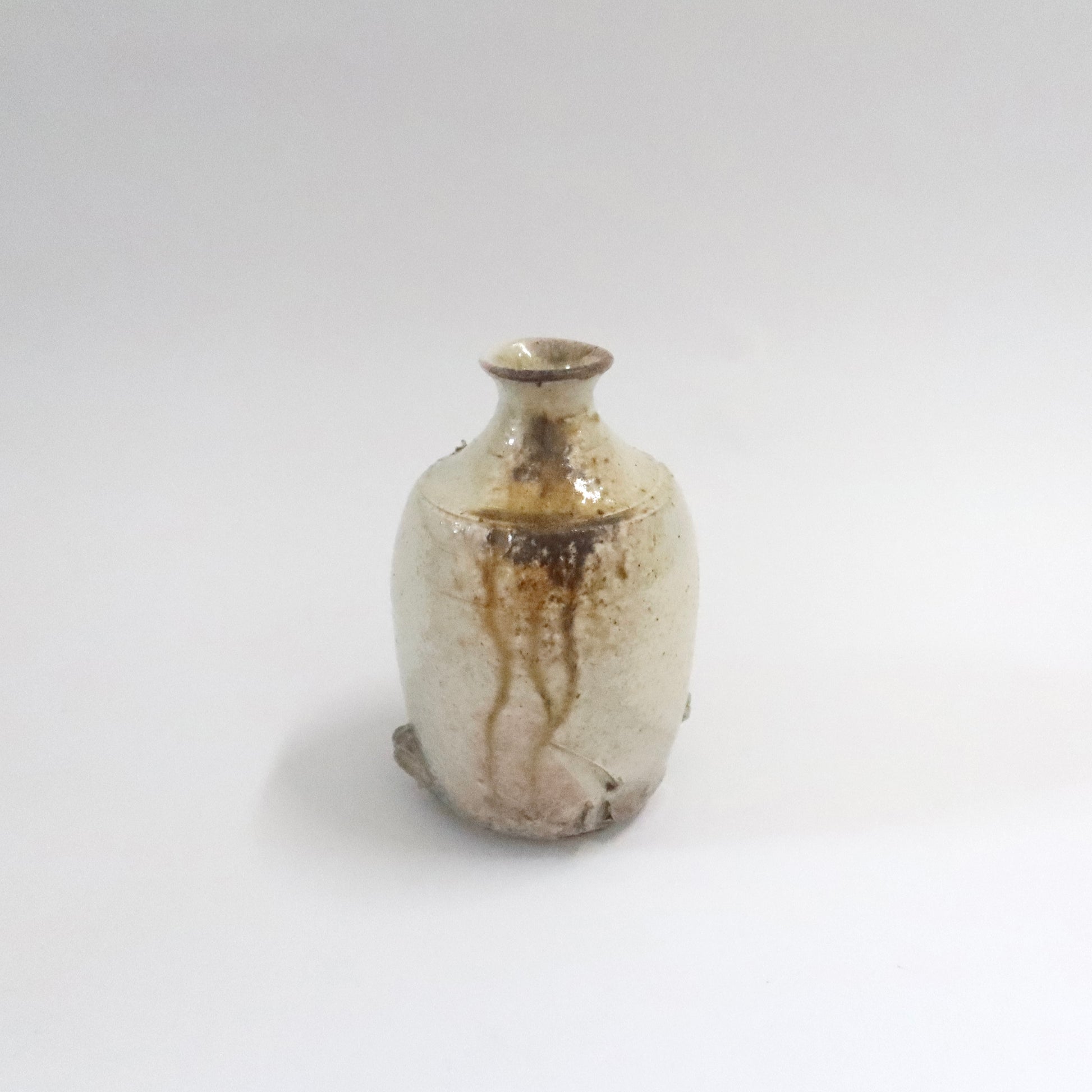 Wood-fired Ash-Glazed Ceramic Vase