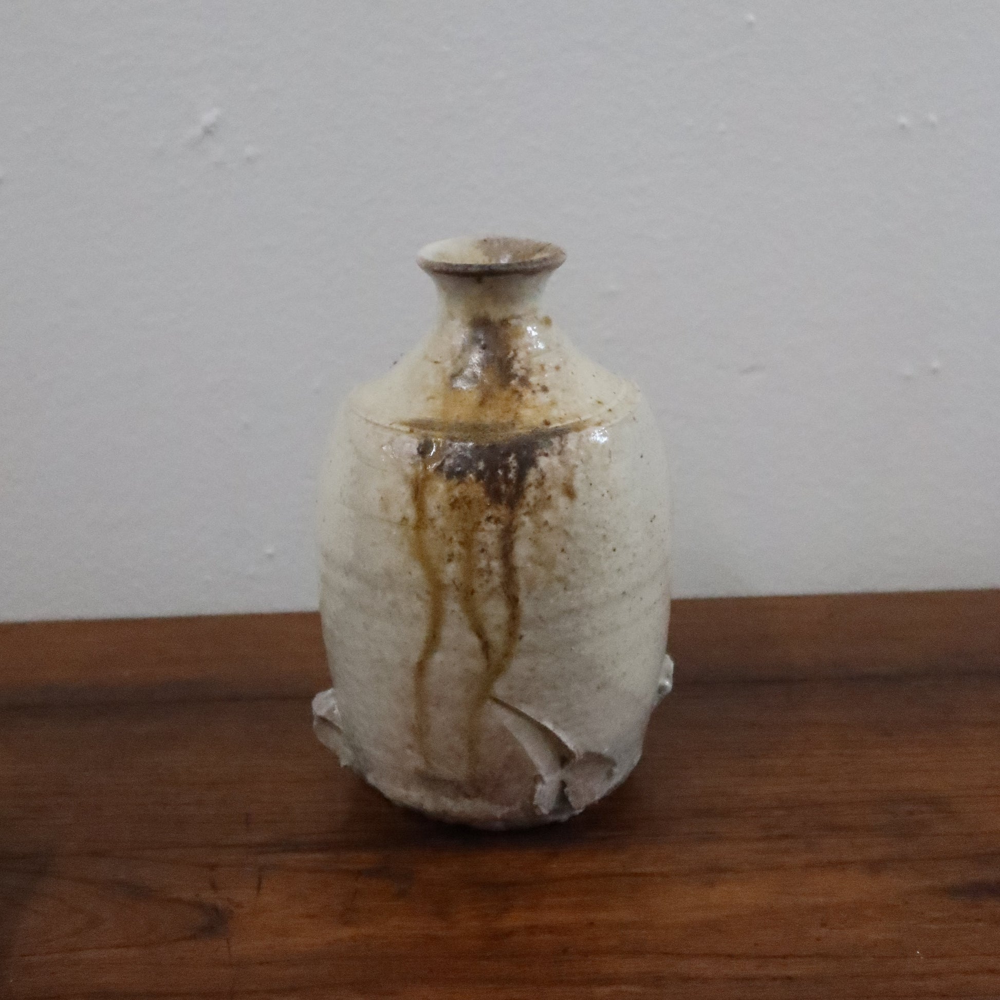 Wood-fired Ash-Glazed Ceramic Vase