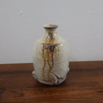 Wood-fired Ash-Glazed Ceramic Vase