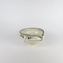 Japanese Haoto Katakuchi Matcha Bowl, Gosu Glazed