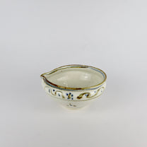 Japanese Haoto Katakuchi Matcha Bowl, Gosu Glazed