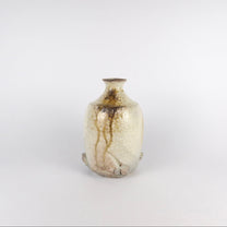 Wood-fired Ash-Glazed Ceramic Vase