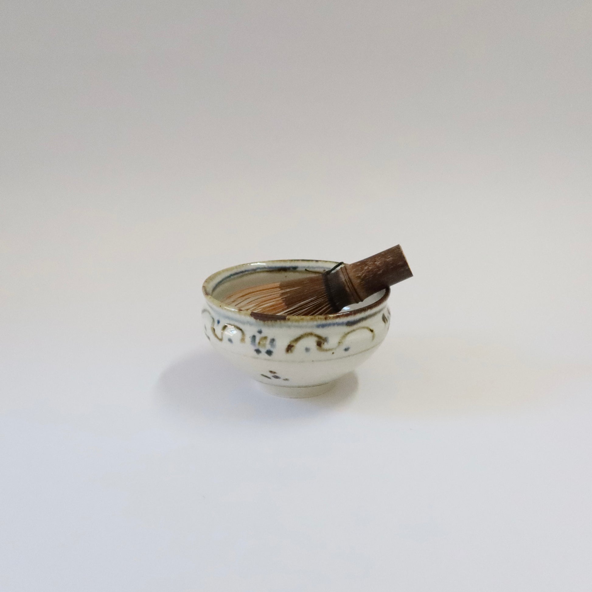 Japanese Haoto Matcha Bowl, Gosu Glazed