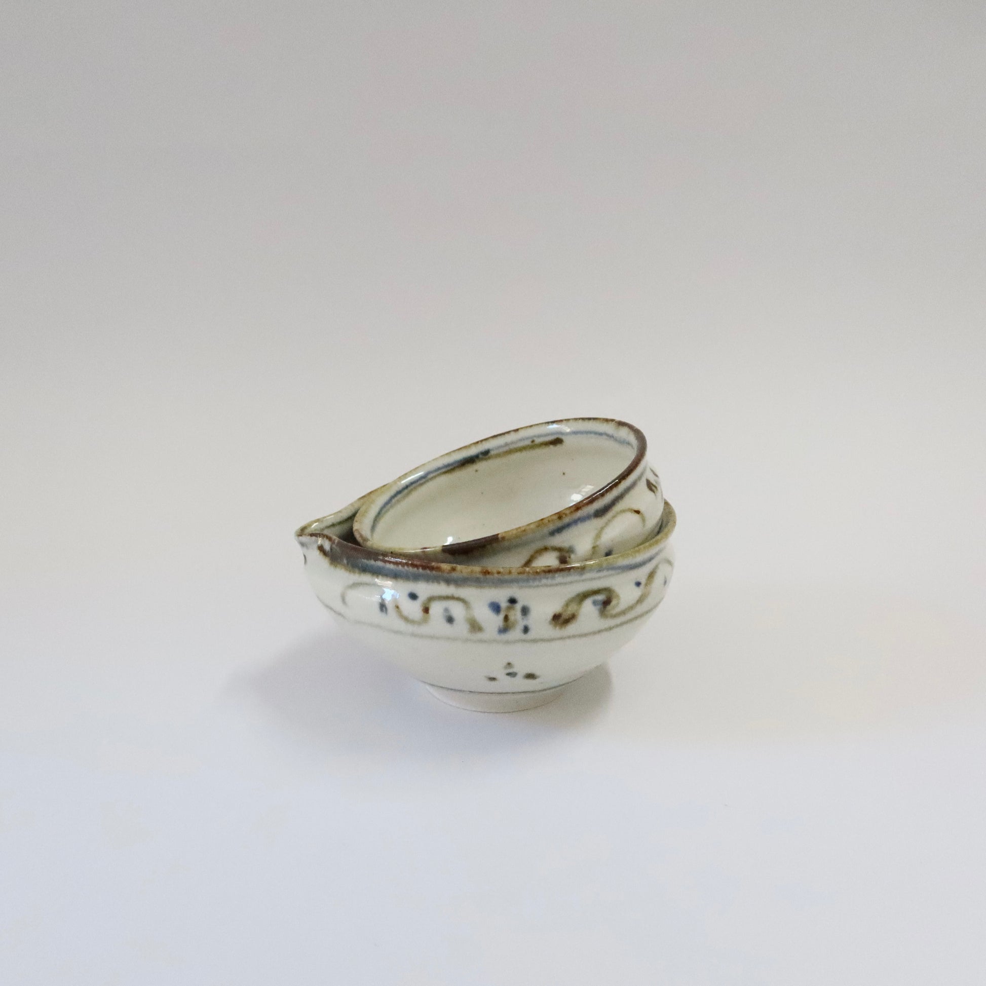 Japanese Haoto Matcha Bowl, Gosu Glazed