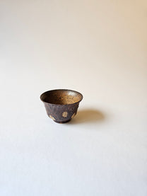 Korean Wood-Fired Ash-Glazed Dotted Tea Cup