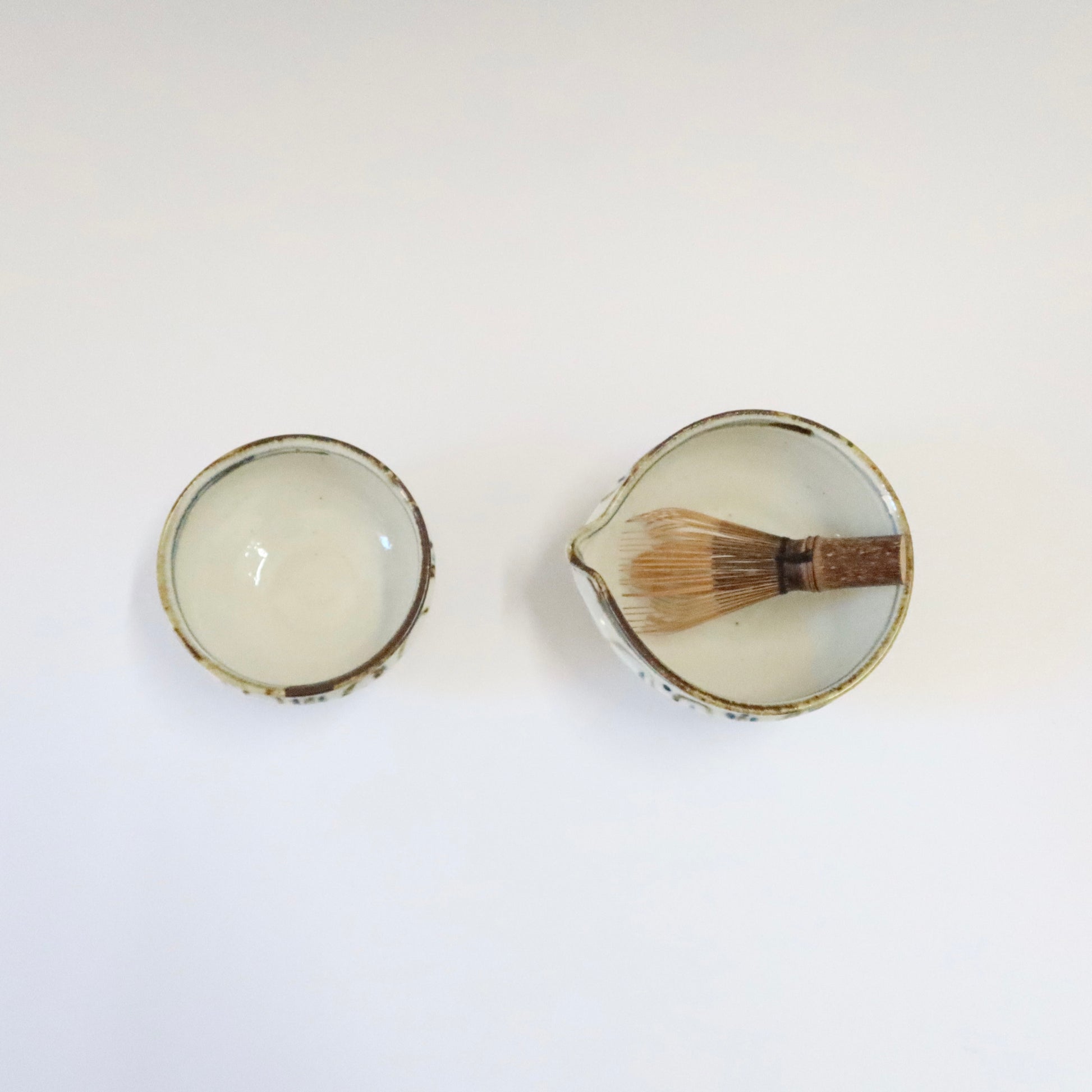 Japanese Haoto Matcha Bowl, Gosu Glazed