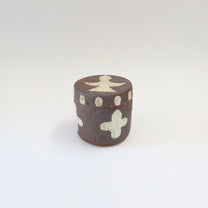 Korean Wood-fired Lidded Vessel with Bird Motif