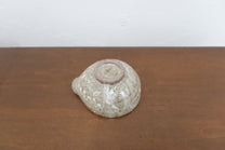 Japanese Kataguchi Ceramic Bowl, Rustic Gray