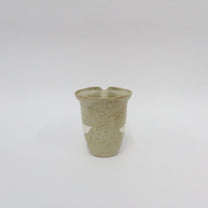 Korean Wood-Fired Ash-Glazed Pouring Vessel with Sanggam Inlaid Birth Patterns