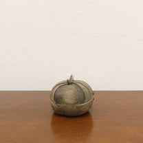 Korean Ceramic Bojagi Lidded Case, Bok (福)