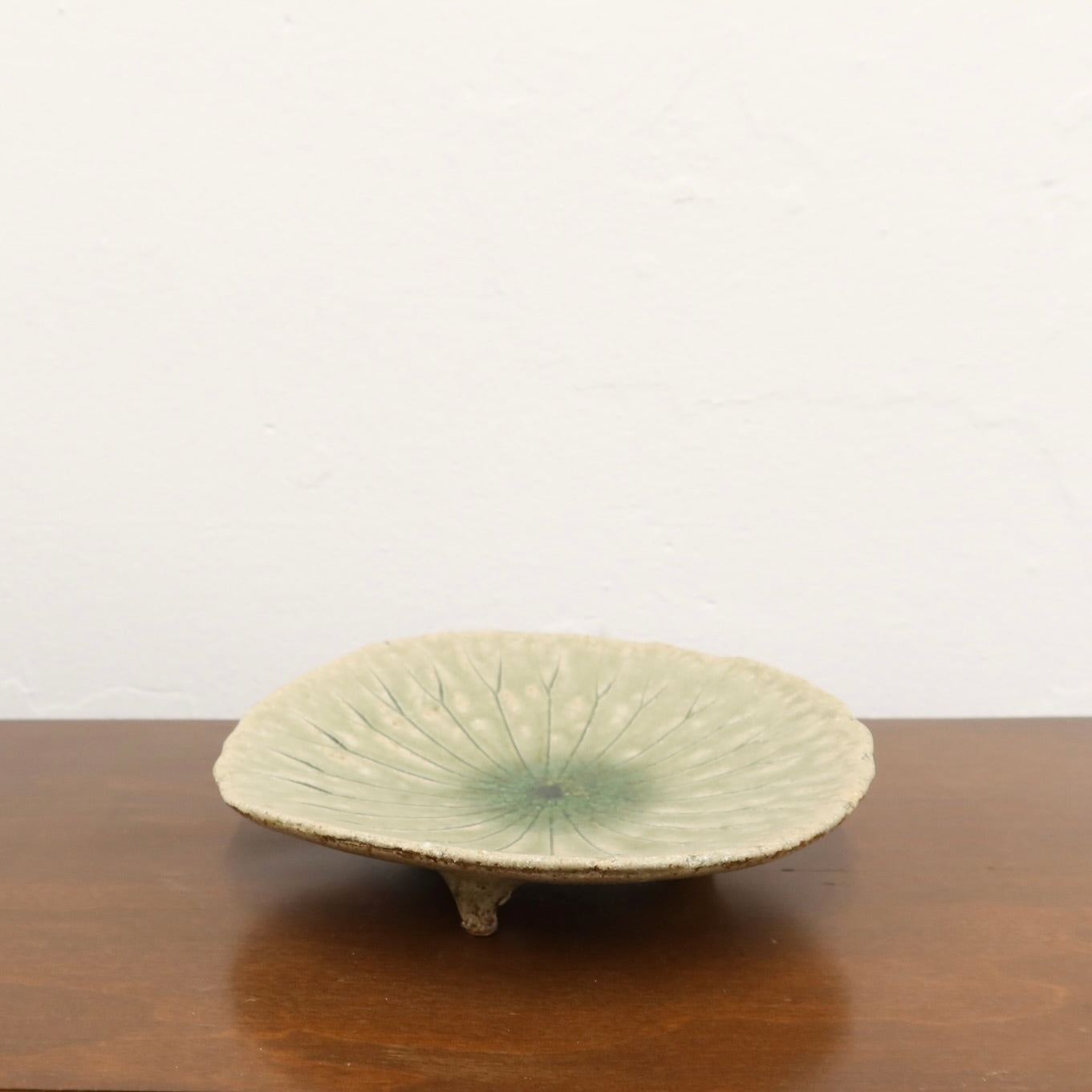 Japanese Shigaraki Ceramic Lotus Bowl