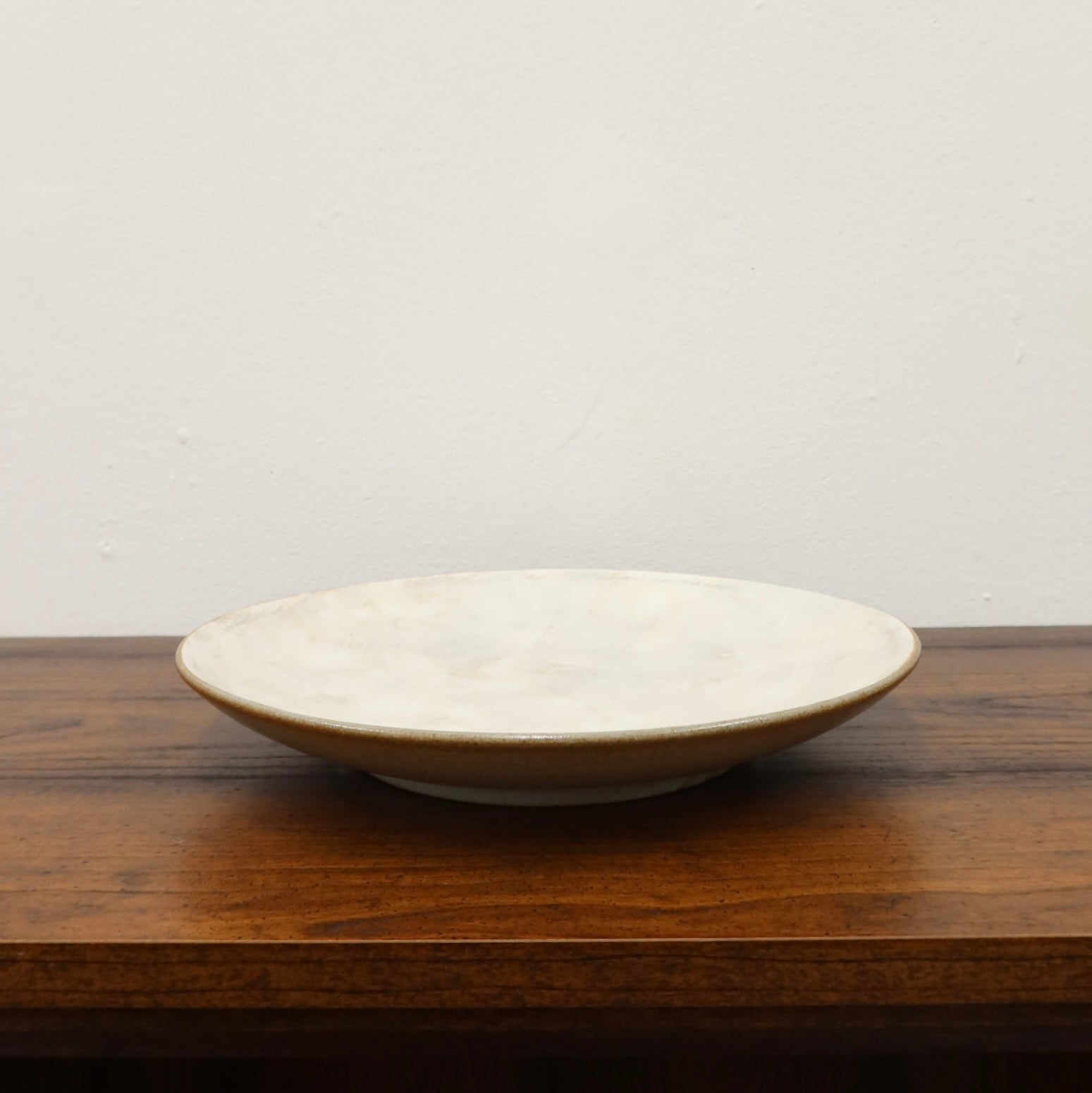 Korean Guiyal Buncheong Ceramic Moon Plate, 3 Sizes