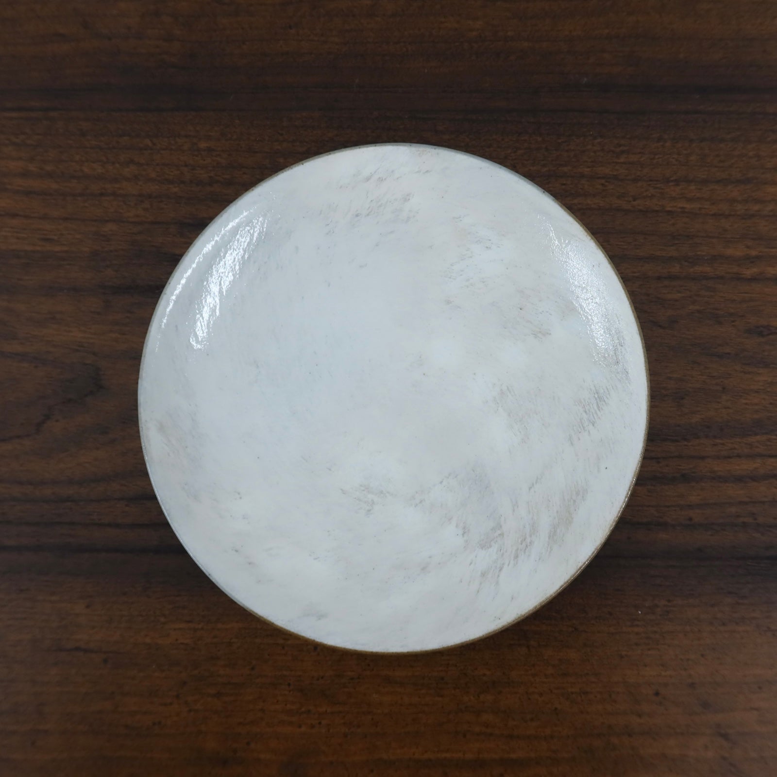 Korean Guiyal Buncheong Ceramic Moon Plate, 3 Sizes