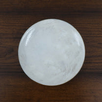 Korean Guiyal Buncheong Ceramic Moon Plate, 3 Sizes