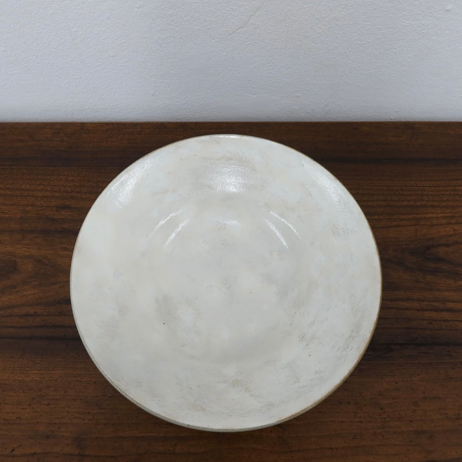 Korean Guiyal Buncheong Ceramic Moon Pasta Bowl