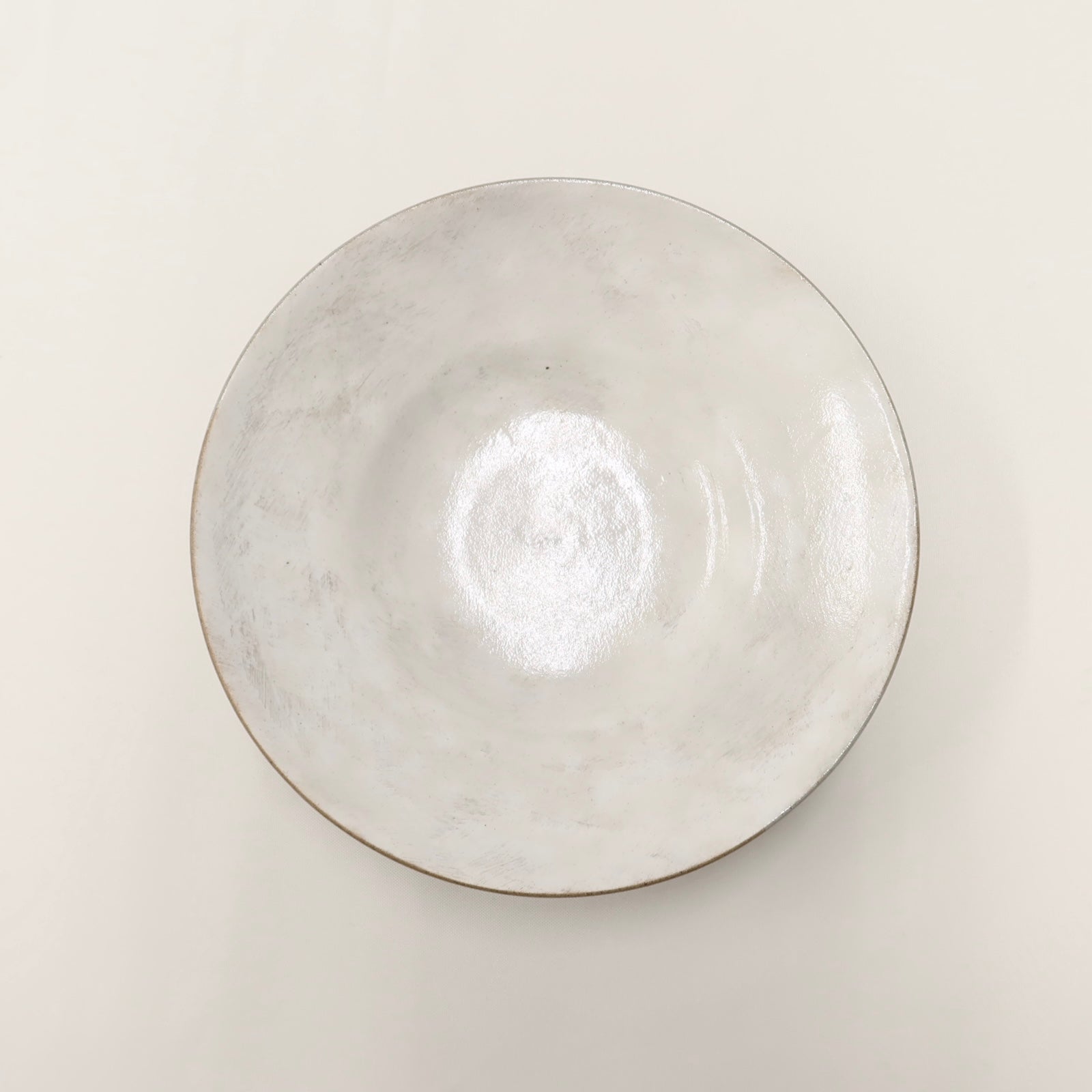 Korean Guiyal Buncheong Ceramic Moon Pasta Bowl