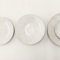 Korean Guiyal Buncheong Ceramic Moon Pasta Bowl