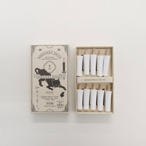 (back in stock) Japanese Daiyo Rice Bran White Candle Set, 10 Pcs