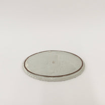 Korean Buncheong Oval Plate, Traditional Motif, 2 Colors