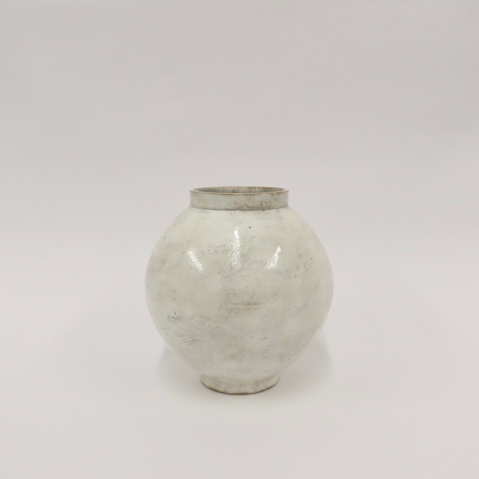 Korean Buncheong Moon Jar
