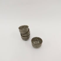 Japanese Shigaraki Tea Cup in Earthy Gray