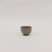 Japanese Shigaraki Tea Cup in Earthy Gray