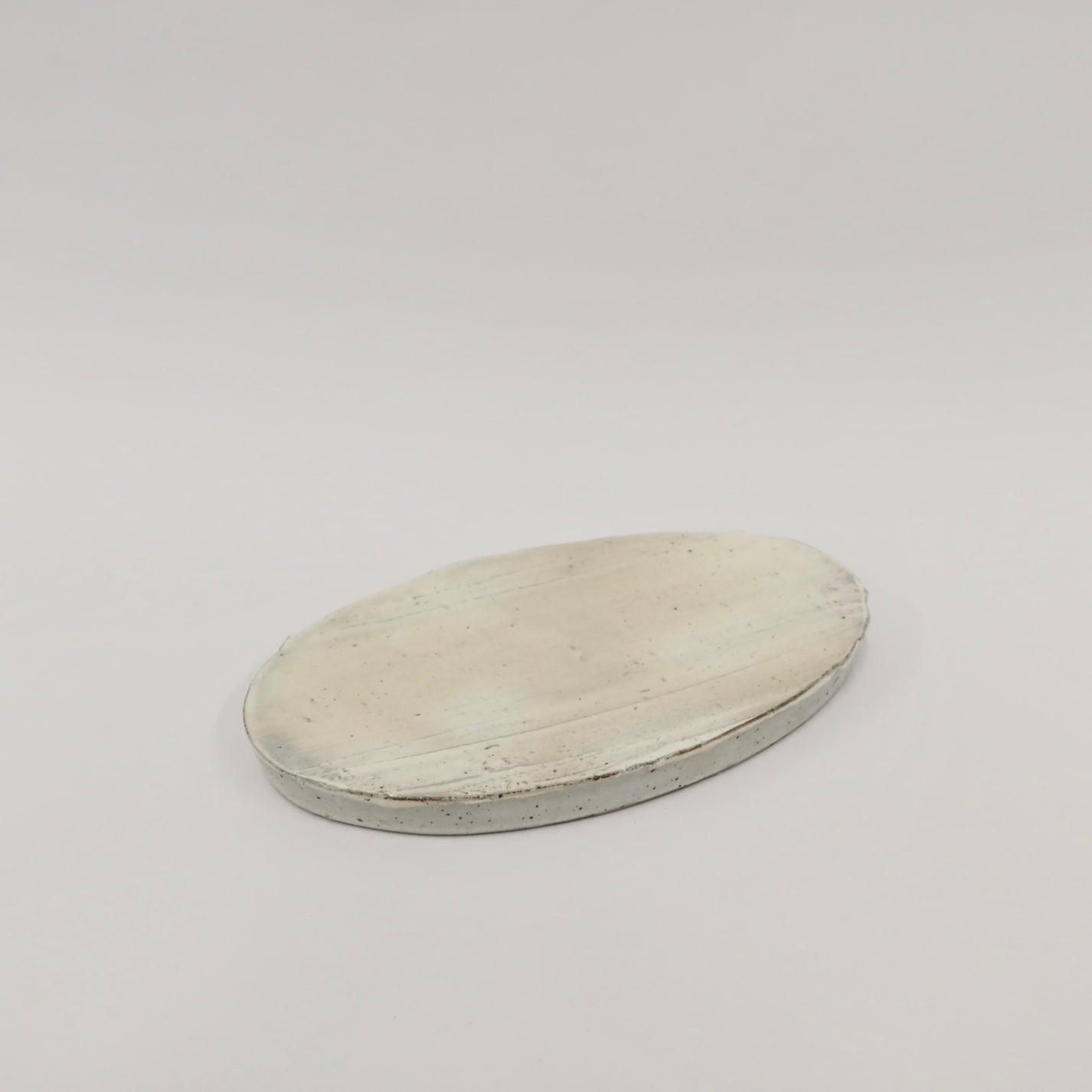 (back in stock) Korean Buncheong Texturized Oval Plate