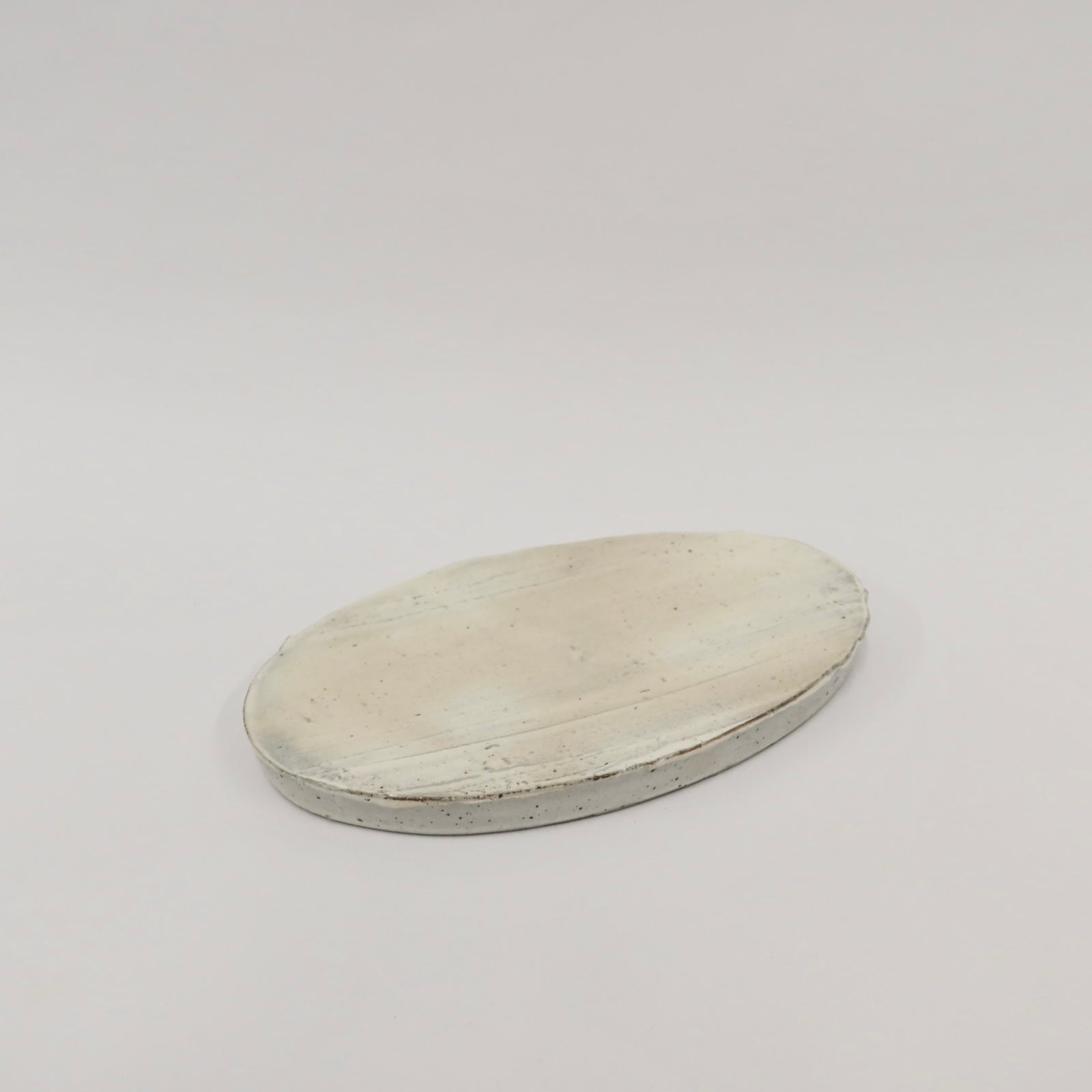(back in stock) Korean Buncheong Texturized Oval Plate