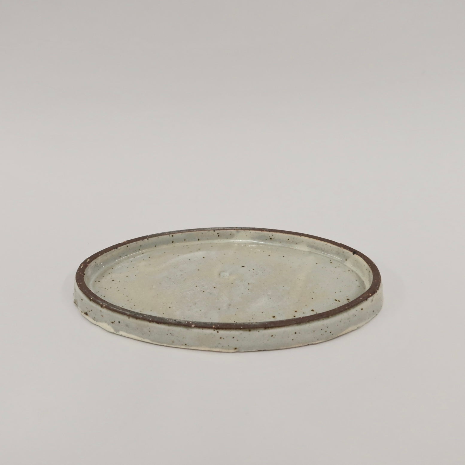 (back in stock) Korean Buncheong Texturized Oval Plate