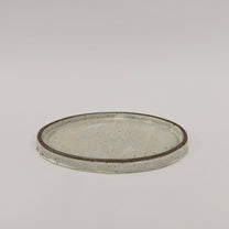 (back in stock) Korean Buncheong Texturized Oval Plate
