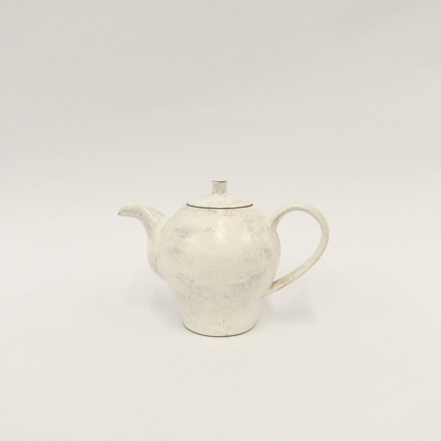 Korean Guiyal Buncheong Oblong Ceramic Teapot