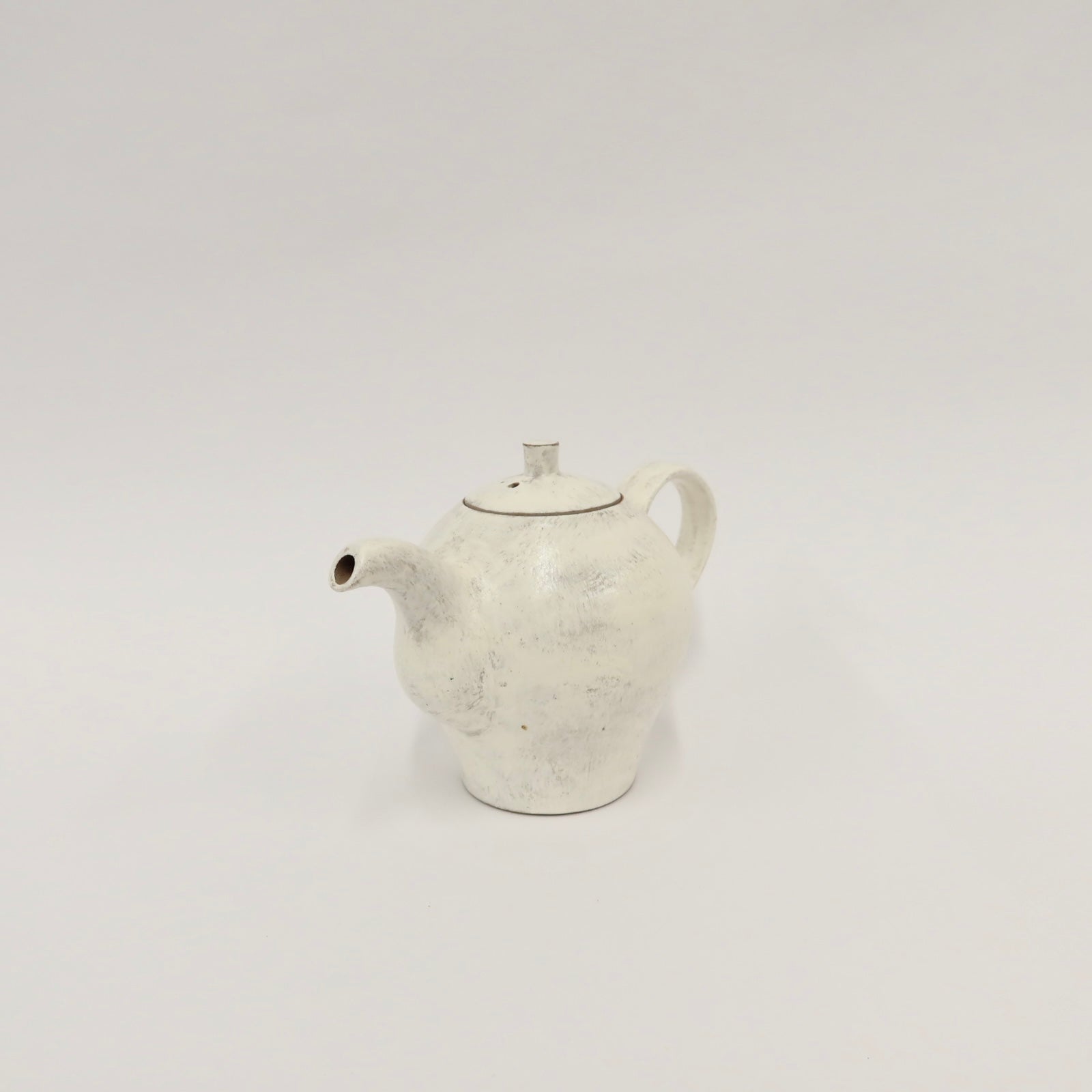 Korean Guiyal Buncheong Oblong Ceramic Teapot