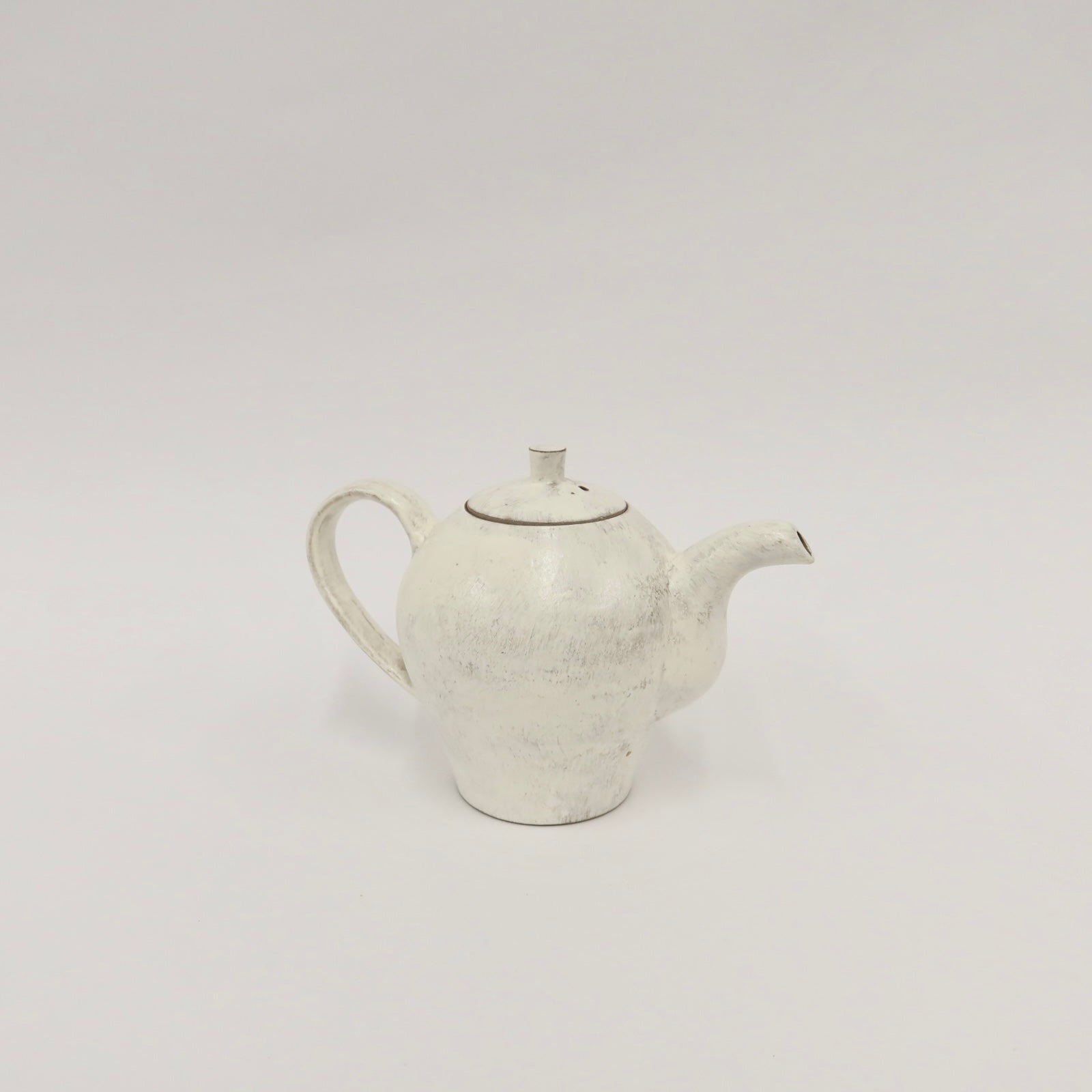 Korean Guiyal Buncheong Oblong Ceramic Teapot