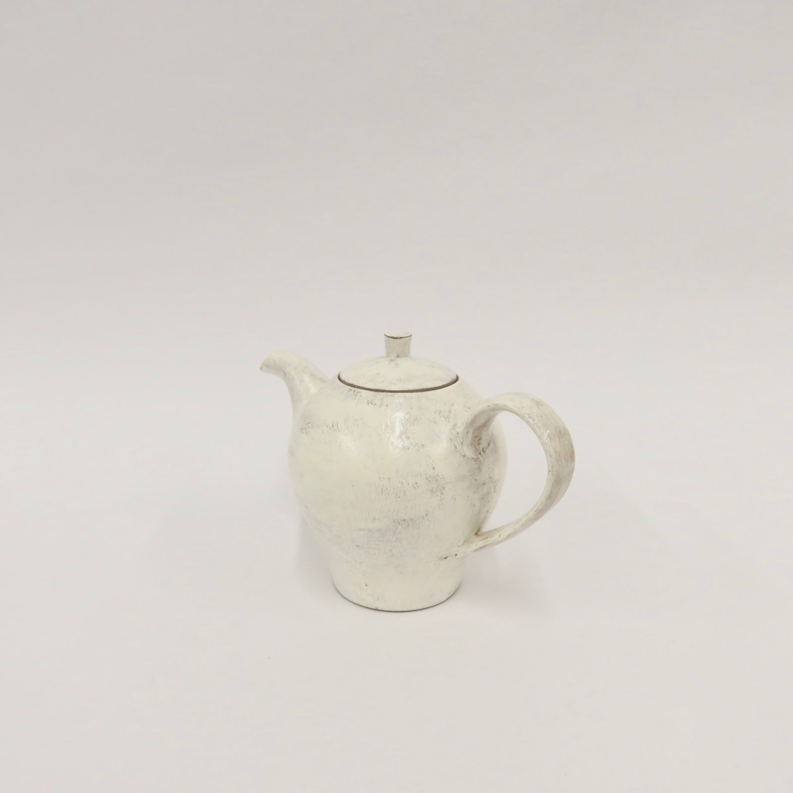Korean Guiyal Buncheong Oblong Ceramic Teapot