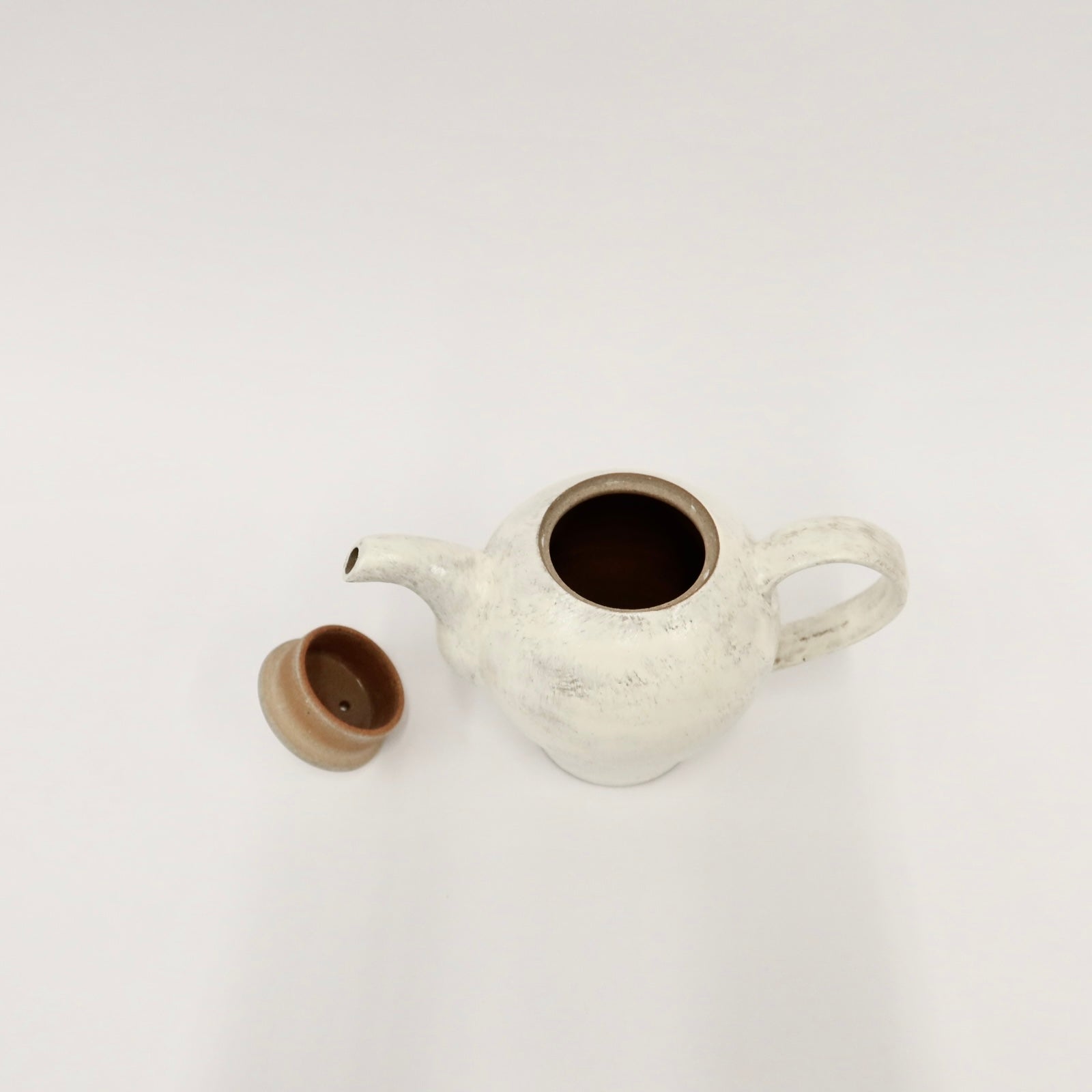 Korean Guiyal Buncheong Oblong Ceramic Teapot