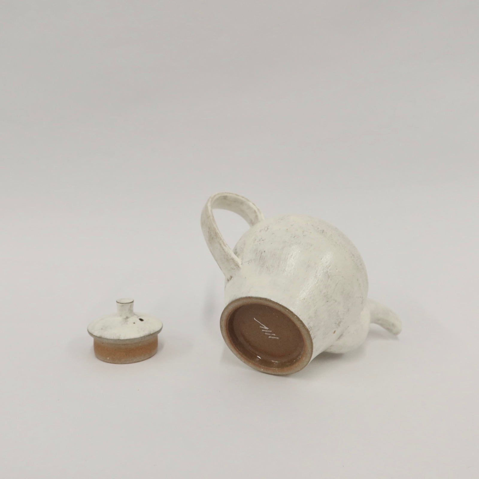 Korean Guiyal Buncheong Oblong Ceramic Teapot