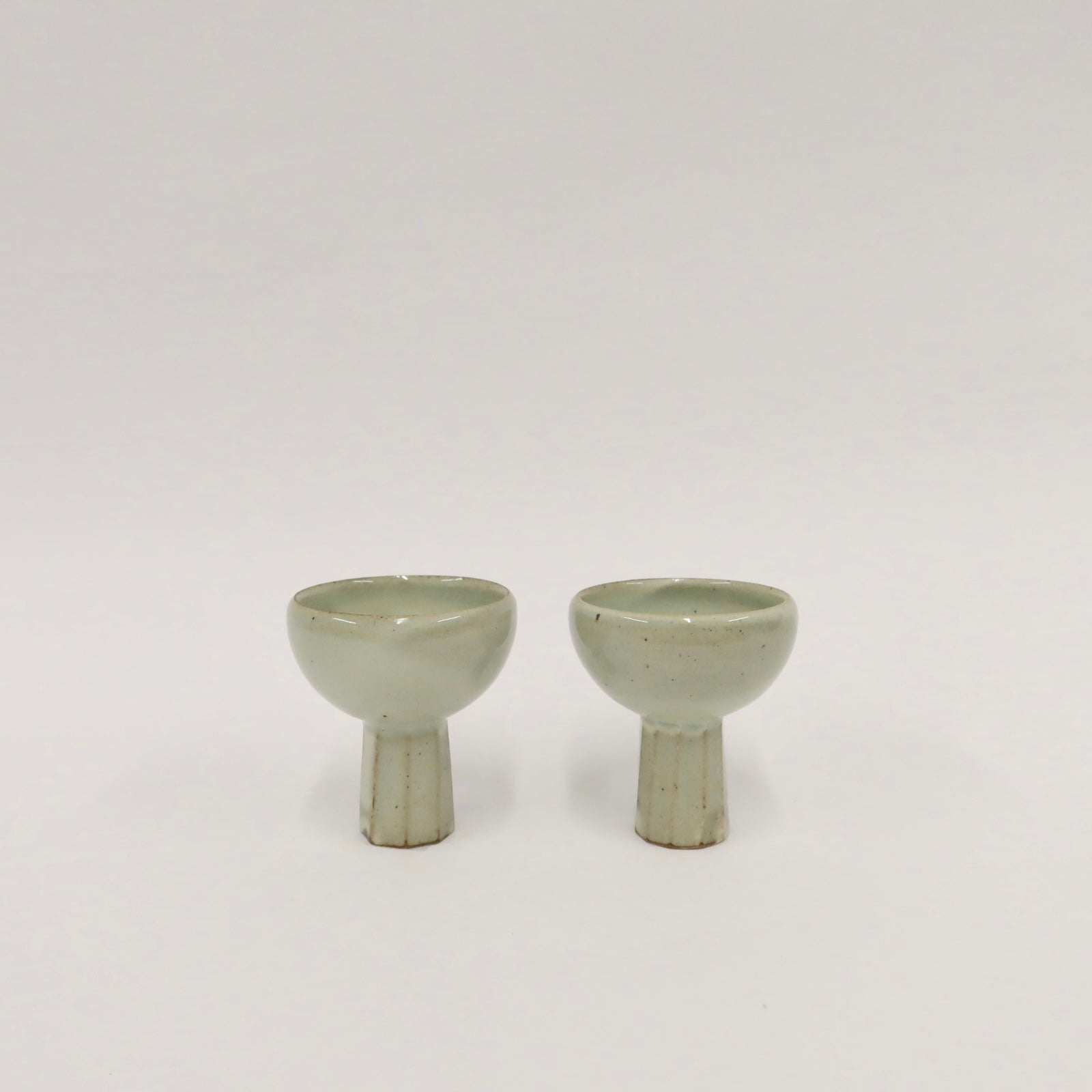 Korean Celadon High-Footed Masangbae Cup