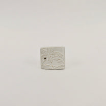 Korean Entwined Grass and Bellflower Ceramic Incense Holder