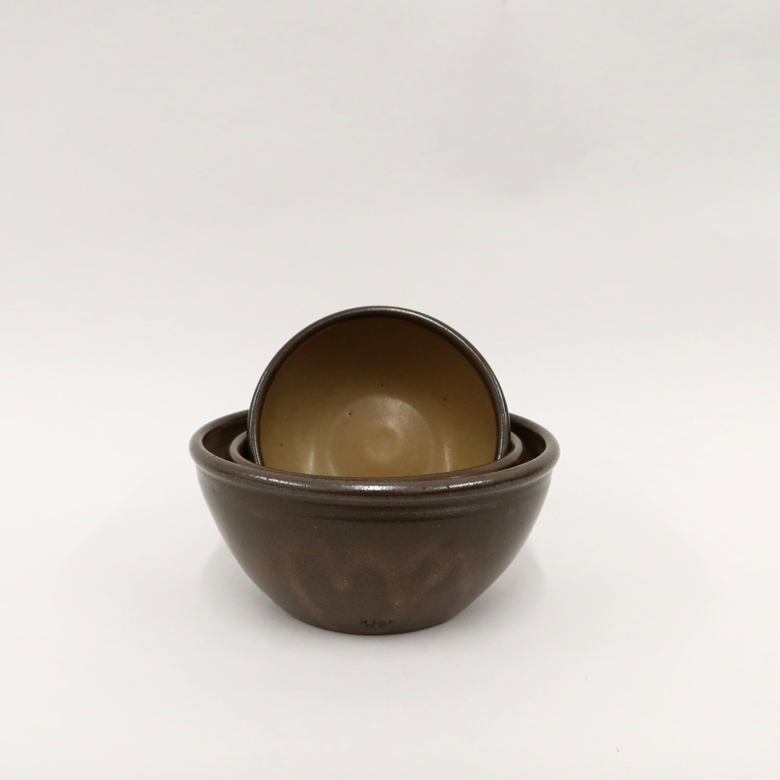 Korean Earthenware Onggi Ttukbaegi Bowl, 3 sizes