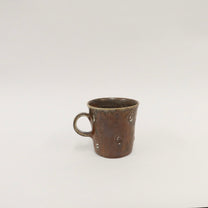 Korean Wood-Fired Ash-Glazed Dotted Mug