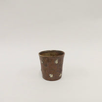 Korean Wood-Fired Ash-Glazed Dotted Mug